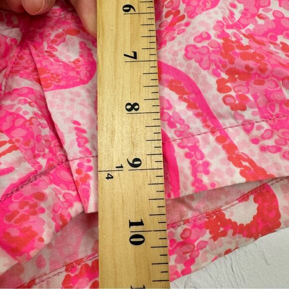 Lilly Pulitzer The Walsh Shorts Pink Paisley Womens 2 Summer Beachy Barbie Core - Picture 5 of 10